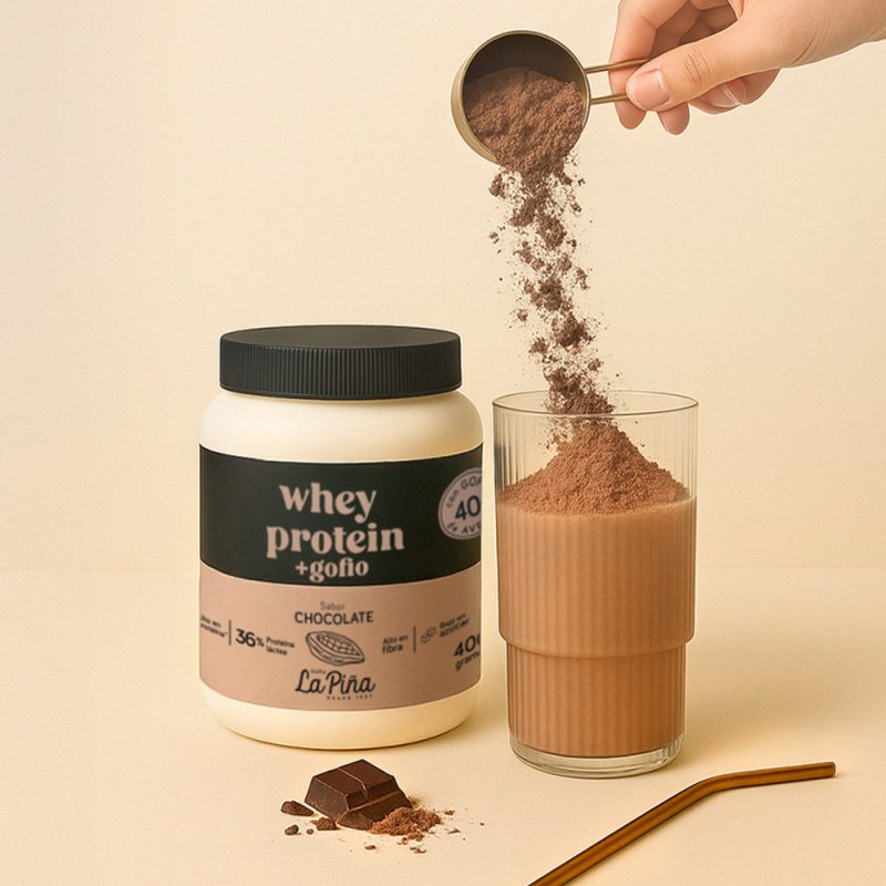 Batido Proteína whey con Gofio sabor Chocolate - Imagen 2